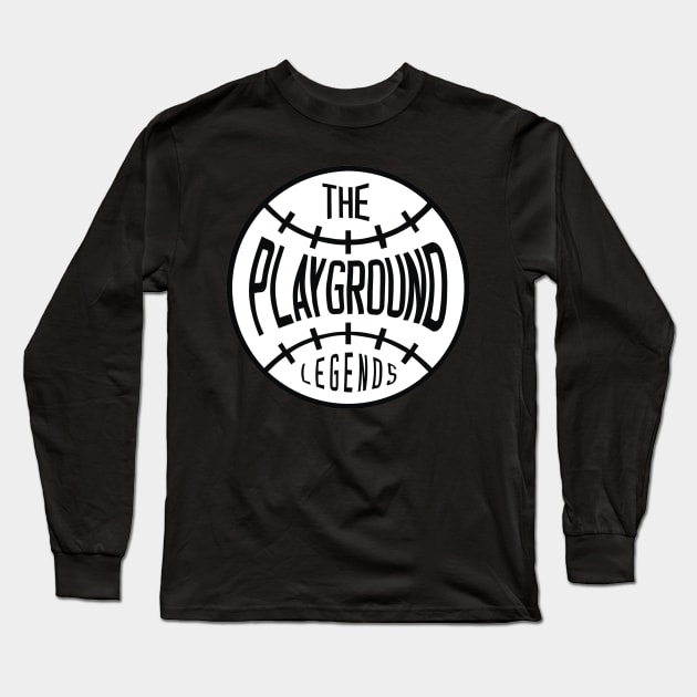 Playground Legends Baseball Logo Long Sleeve T-Shirt by jonnyfastball